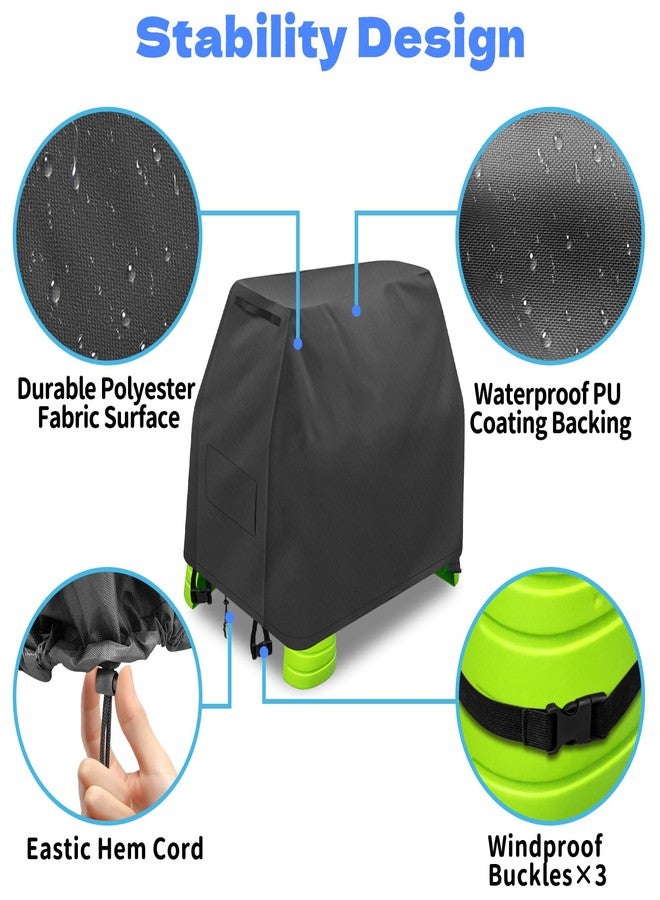 Intoypad Kids Water Table Cover for Step2 Rain Showers Water Table Accessories, Outdoor Toys Waterproof Sunshade Dust Cover for Toddlers 1-3 Outdside Step 2 Watertable Toys for Kids Ages 3-5 - Image 5