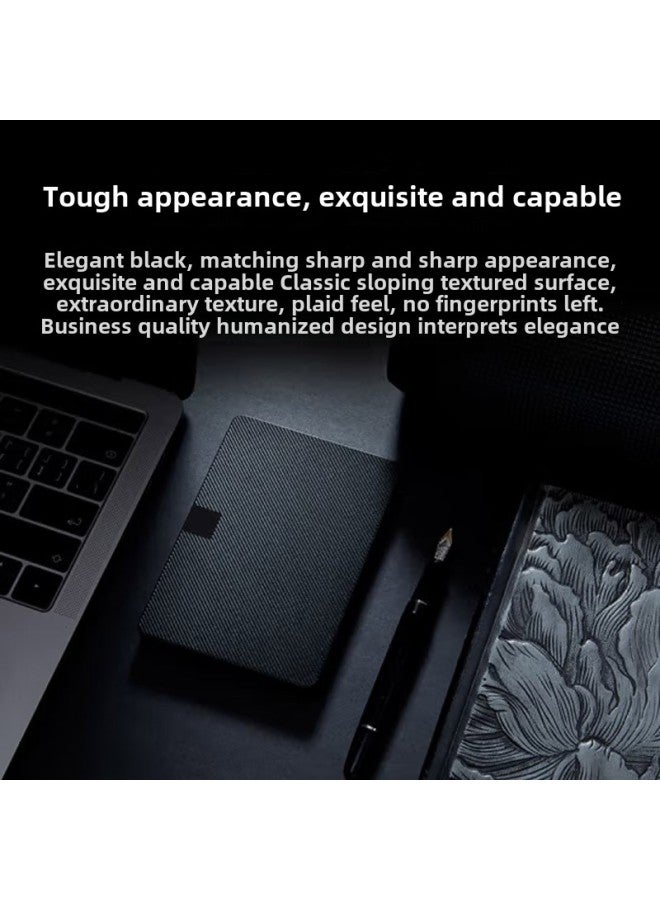 Dedicated Expansion Of External Mobile Hard Disk USB3.0 2TB/4t/8TB/16TB Portable Mobile Hard Disk-Capacity:Standard Edition -500-Interface:YD0025-2 Black  - Image 4