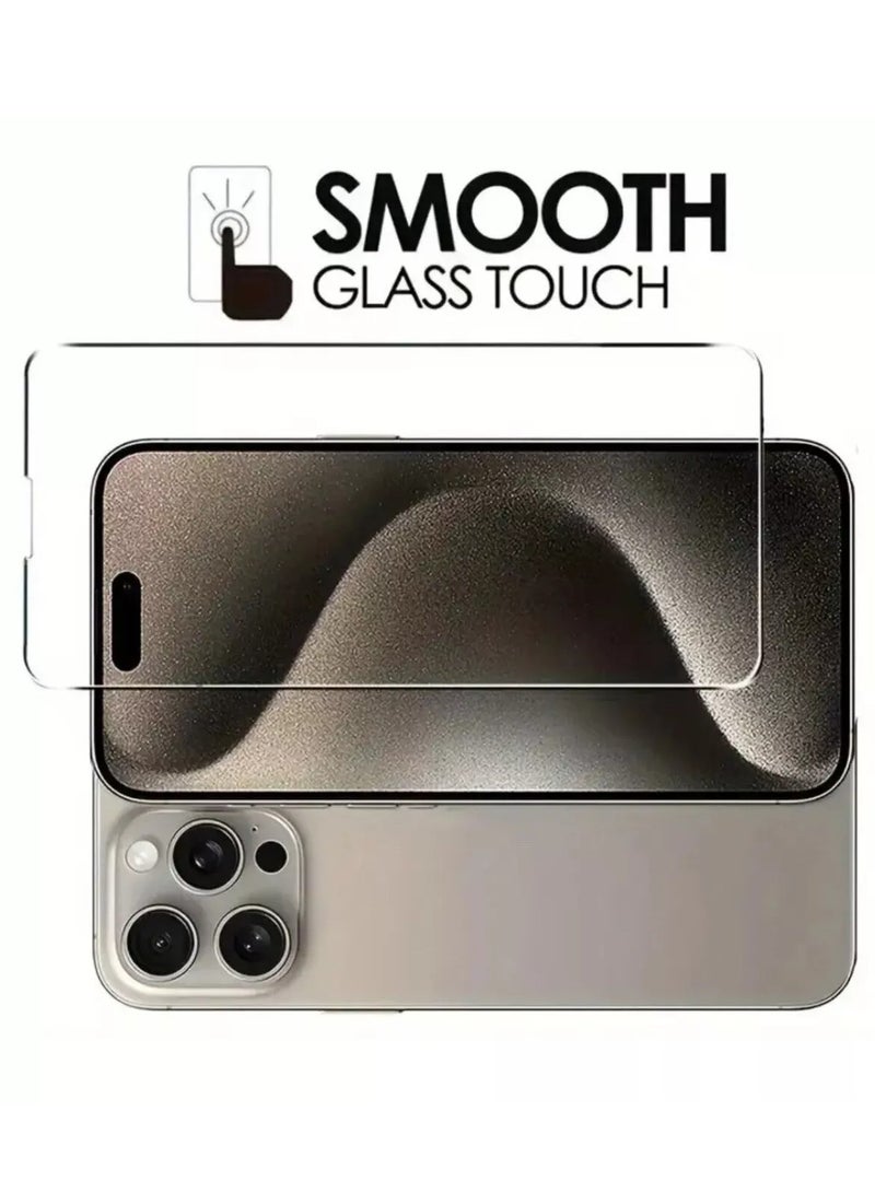 ELTRAZONE 3-Pack Screen Protector & Camera Lens Protector for iPhone 15 Pro Max (6.7 inch) - Tempered Glass, 9H Ultra HD, Case Friendly, Anti-Scratch & Anti-Fingerprint [6 Pack] - Image 4