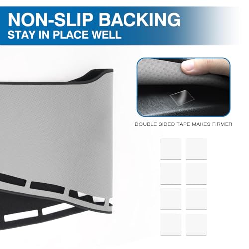 KUST Car Dash Cover for Ford Explorer 2020-2025 2026 (XLT, Limited, ST, Platinum) Left Hand Driving Polyester Non-Slip Center Console Dashboard Cover Interior for Explorer Accessories No Glare Black - Image 5