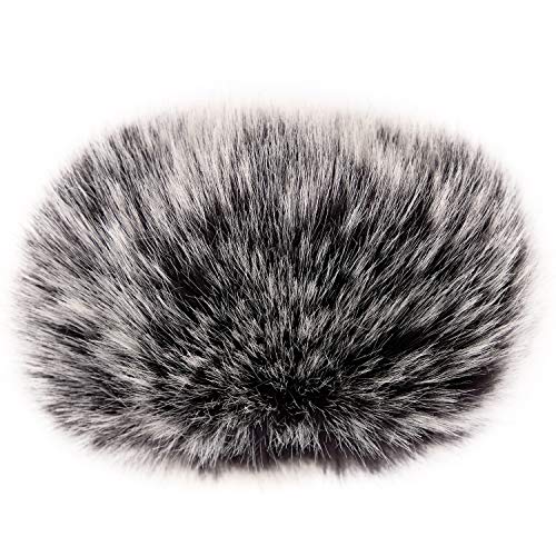 ChromLives Wind Muff Windscreen Compatible with Zoom H1,Mic Windscreen Wind Cover Compatible with Zoom H1 H1n Recorder Mic and More,ChromLives Furry Microphone Windscreen 2.5"X 40mm (LxD) for Outdoor/Indoor Use - Image 1