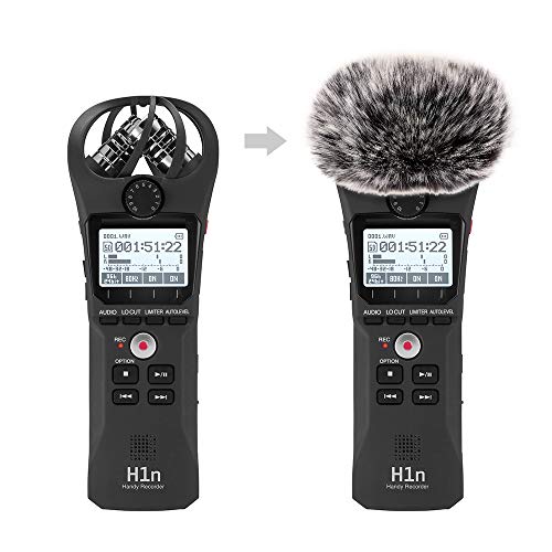 ChromLives Wind Muff Windscreen Compatible with Zoom H1,Mic Windscreen Wind Cover Compatible with Zoom H1 H1n Recorder Mic and More,ChromLives Furry Microphone Windscreen 2.5"X 40mm (LxD) for Outdoor/Indoor Use - Image 2