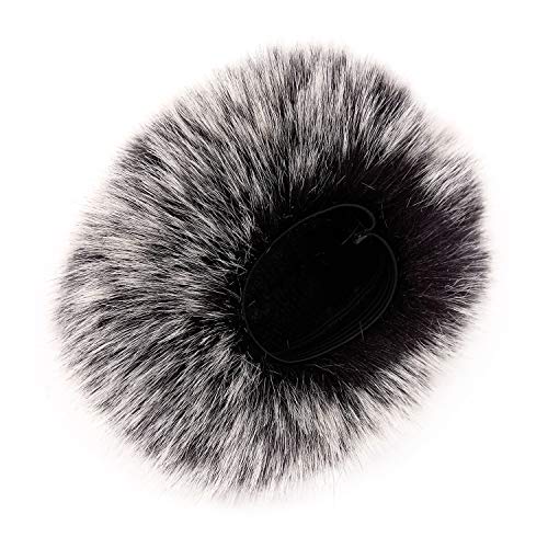 ChromLives Wind Muff Windscreen Compatible with Zoom H1,Mic Windscreen Wind Cover Compatible with Zoom H1 H1n Recorder Mic and More,ChromLives Furry Microphone Windscreen 2.5"X 40mm (LxD) for Outdoor/Indoor Use - Image 3