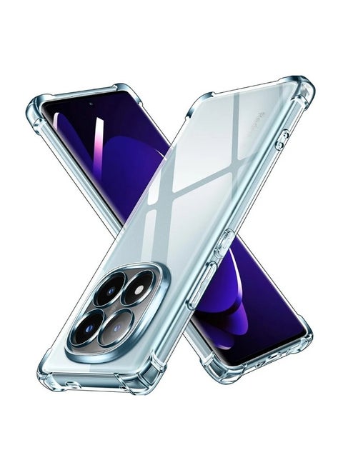 Case for Xiaomi Redmi Poco X7 5G Clear TPU Four Corners  Protection Cover Transparent Soft funda