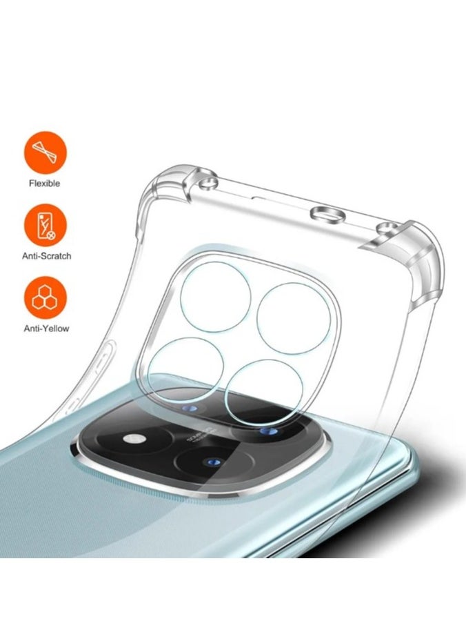 Generic - Case for Xiaomi Redmi Poco X7 5G Clear TPU Four Corners  Protection Cover Transparent Soft funda - Image 1