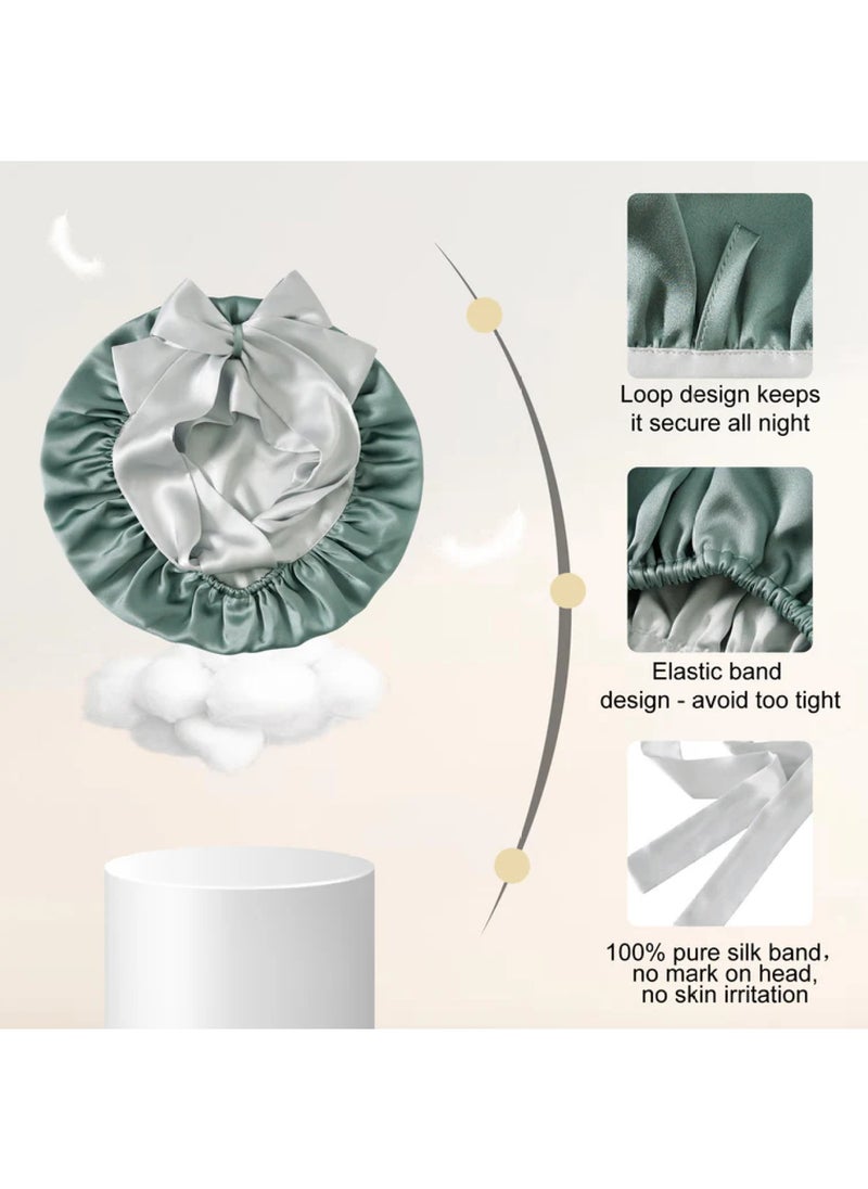 ZIMASILK 100% Double Layered Silk Sleep Cap  - Image 4