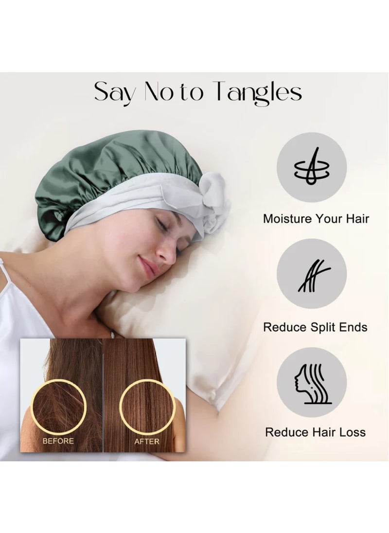 ZIMASILK 100% Double Layered Silk Sleep Cap  - Image 5