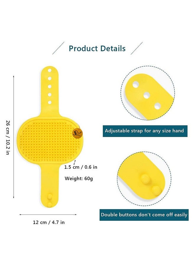 سايج سكوير مجموعة العناية بالحيوانات الأليفة - مغرفة بلاستيكية بمقبض طويل + قاطع أظافر مع مبرد (متوسط) + فرشاة استحمام للحيوانات الأليفة ومشط للعناية بالحيوانات الأليفة مع حلقة قابلة للتعديل للكلاب والجراء - مجموعة من 3 قطع (قد يختلف اللون) - Image 3
