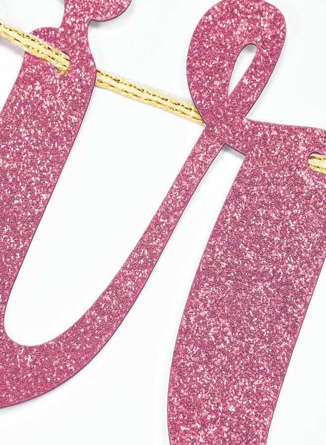 أواركيف لافتة It's A Girl باللون الوردي اللامع لحفل استقبال المولود الجديد وحفلات عيد الميلاد الأول للأمهات الحوامل - Image 2