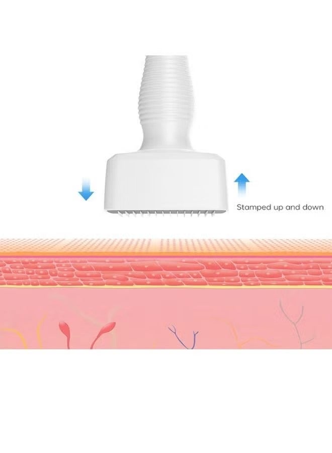 6 في 1 بكرة إبرة مجهرية احترافية ختم ديرما إبرة مجهرية للعناية بالبشرة أداة علاج تساقط الشعر إبرة مجهرية DRS 140A - Image 5