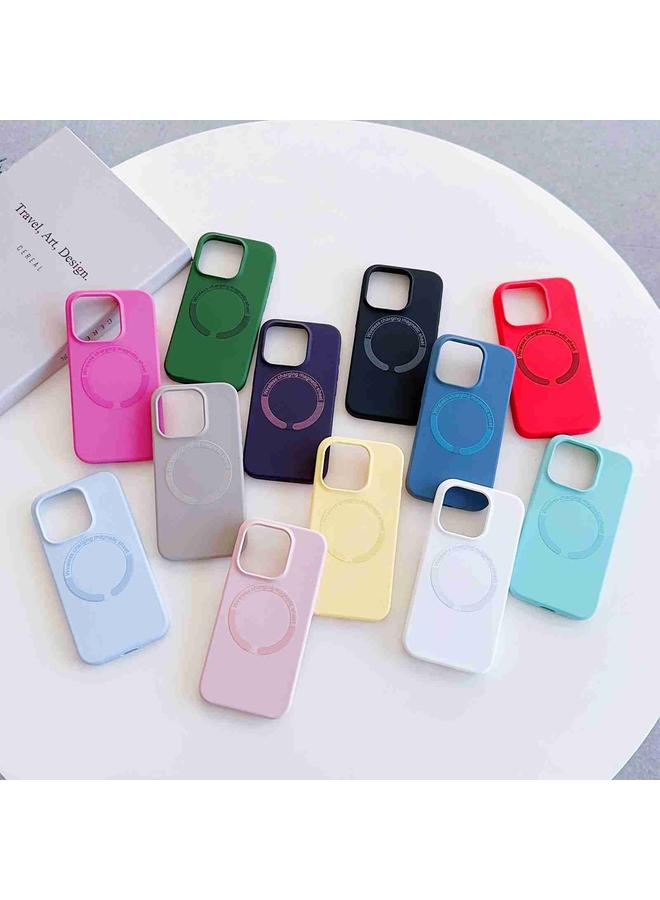 S-TOP Case For iPhone 15 Pro MagSafe Magnetic Liquid Silicone Phone Case - Image 2