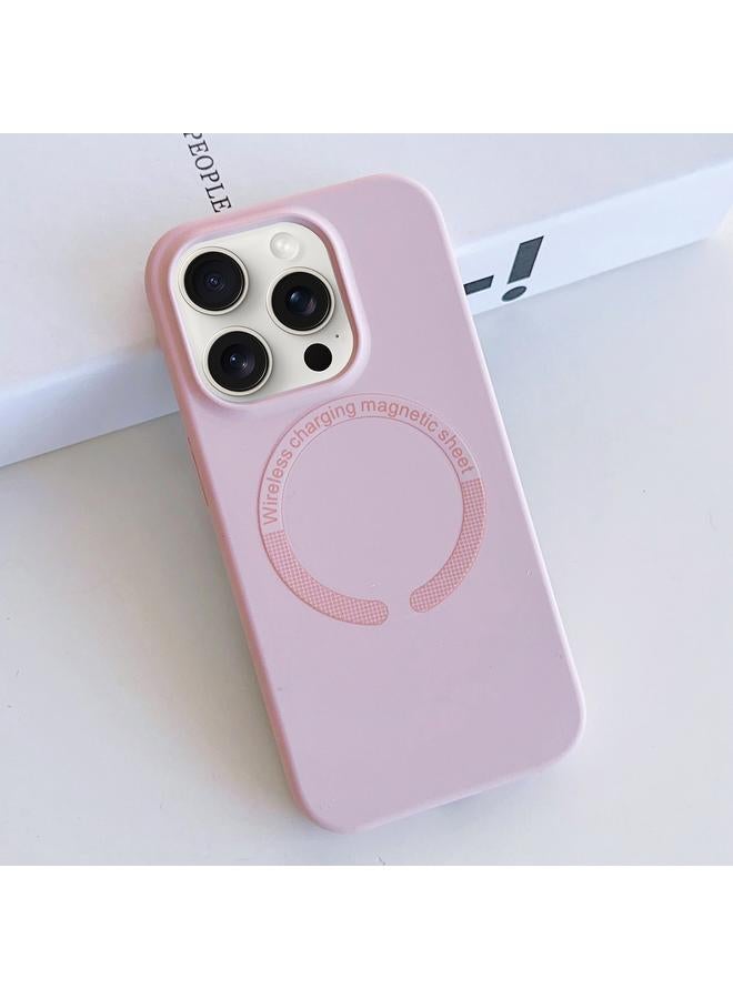 S-TOP Case For iPhone 15 Pro MagSafe Magnetic Liquid Silicone Phone Case - Image 1