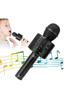 5-In-1 Wireless Bluetooth Karaoke Microphone Recorder, Speakerphone, Handheld Microphone With Adjustable Fm Remix Radio For Kids Teens Girls And Boys (Black) - pzsku/Z9F1C4129F45DF59E83A9Z/45/_/1737324990/daa13cb5-7c61-4c78-b5dd-3618621d3eb3