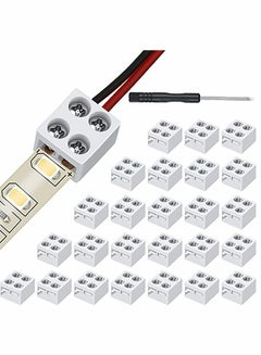 Generic Solderless LED Tape Light Connector 2 Pin Terminal Block ...