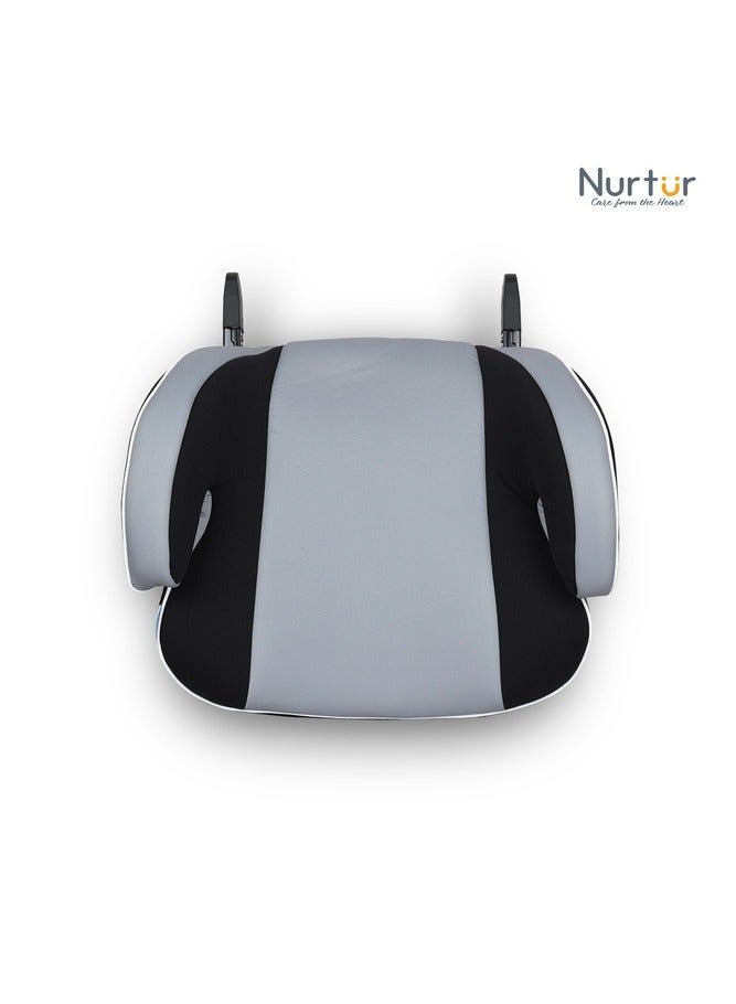 Nurtur Enzo Kids Booster Seat Arm Rest  ISOFIX Fitting  Universally Fit Wide Cushioned Base  Suitable from 4 years to 12 years  Official Nurtur Product - Image 5