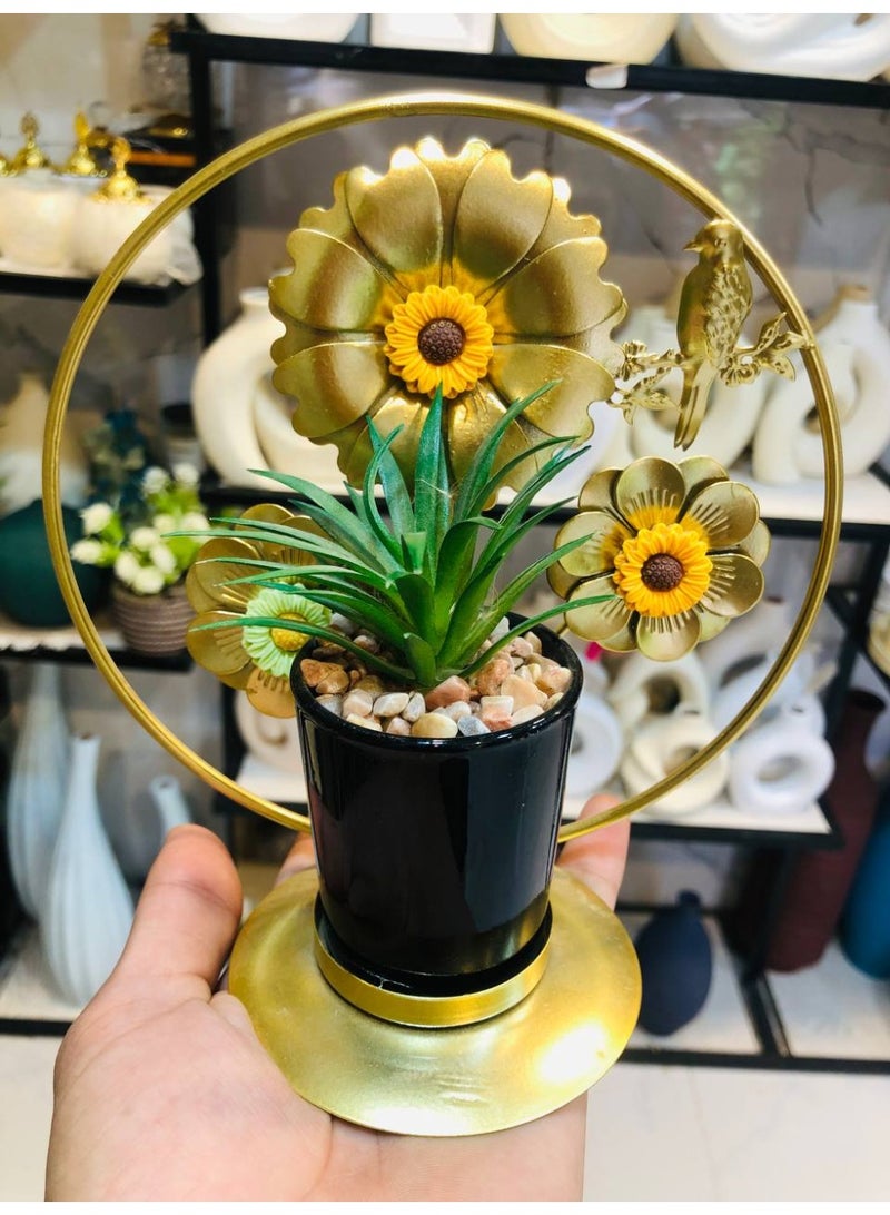 ناما فازه زرع من المعدن - ذهبي