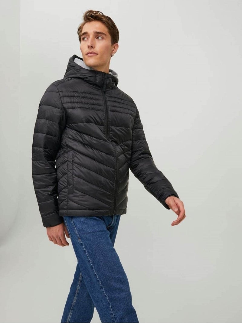 Jack Jones Men's Puffer Hooded Jacket - 12211785 - Image 2