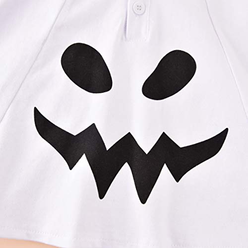 Thorn Tree Halloweens Baby Boys Girls Suit Ghost Robe Fancy Party Costume Toddler Clothes Baby Hats 2PCS Outfits Set - Image 4