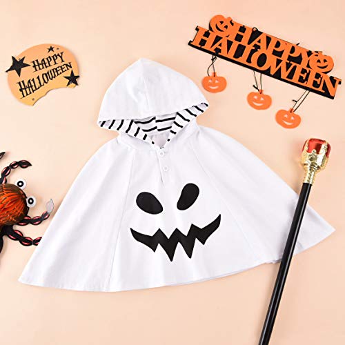 Thorn Tree Halloweens Baby Boys Girls Suit Ghost Robe Fancy Party Costume Toddler Clothes Baby Hats 2PCS Outfits Set - Image 2