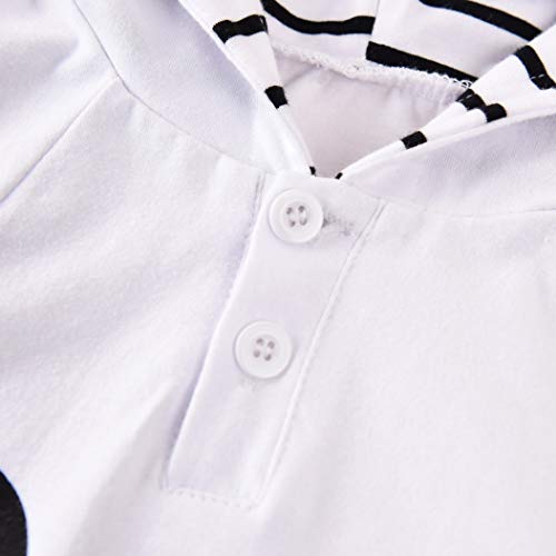 Thorn Tree Halloweens Baby Boys Girls Suit Ghost Robe Fancy Party Costume Toddler Clothes Baby Hats 2PCS Outfits Set - Image 5