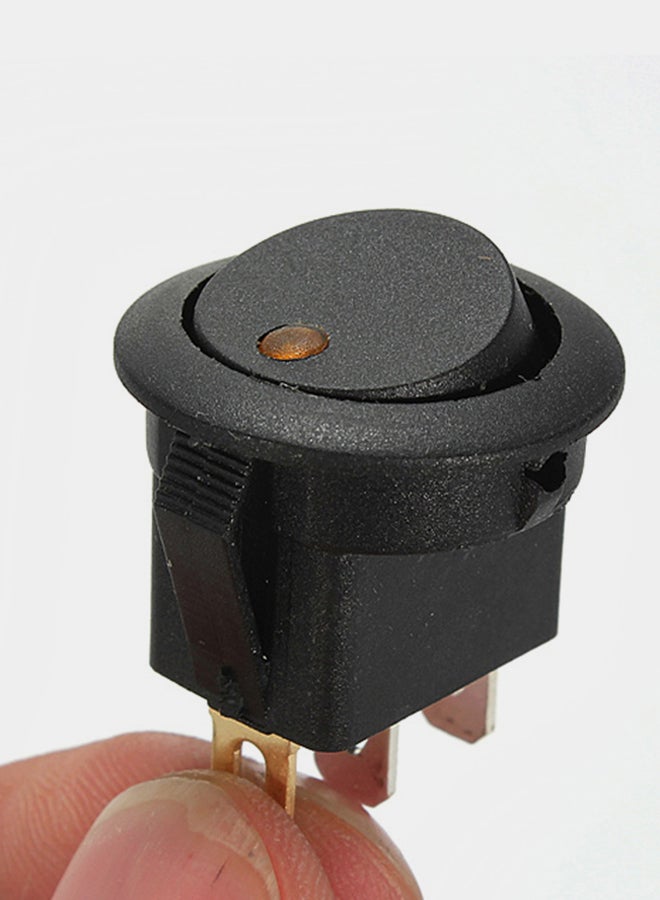 Loquat LED Light Car Boat Round Rocker Toggle Switch - Image 3