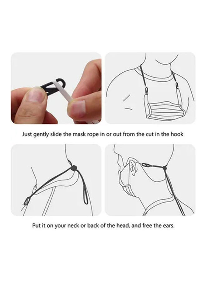 NIBEMINENT 5-Piece Face Mask Holder - Image 4