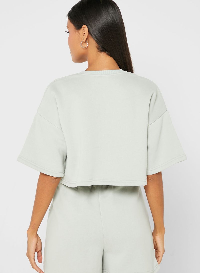 4th & Reckless Round Neck Sweatshirt - Image 2