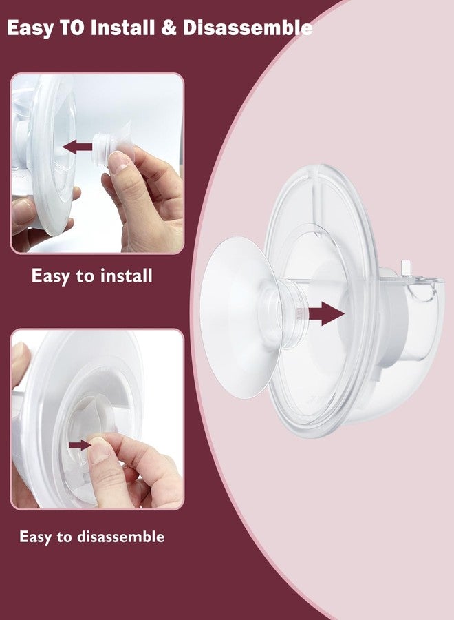 IVARONAL Flange Insert 4PCS 18mm Compatible with Momcozy M9/M6/M5/S12 Pro/V1 Pro/V2 pro, Spectra/Medela/Elvie/NCVI/TSRETE/eufy/Lansinoh/Paruu/MomMed Breast Pump 24mm Shields/Flanges (4pcs-18mm) - Image 5
