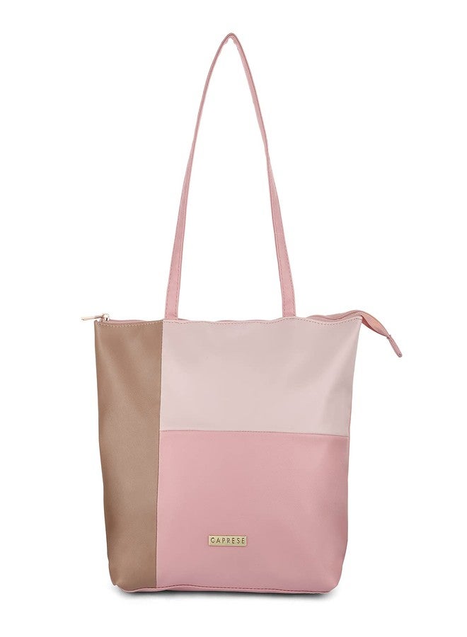 Caprese womens MARISHA T Large CORAL Tote Bag - Image 1