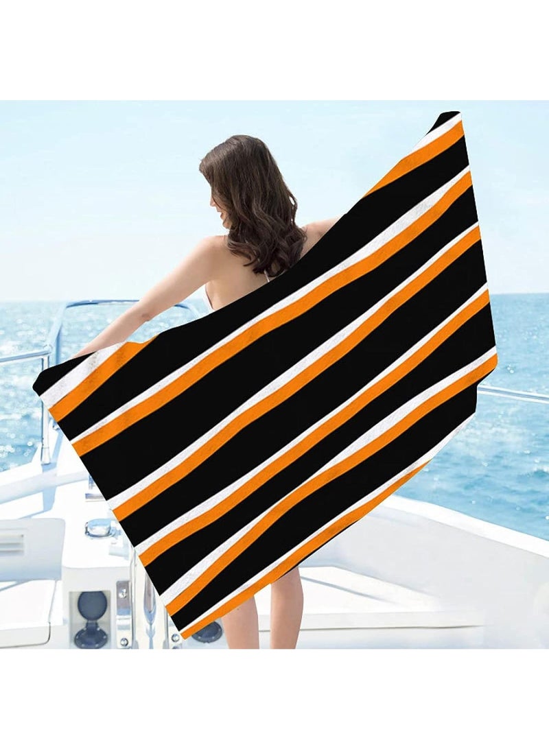 Bluejw Microfiber Beach Towel Fast Large-drying design, highly absorbent towels, quick-drying blanket, lightweight. Ideal for the beach, pool, travel, swimming, camping, yoga, gym 70*150cm - Image 2