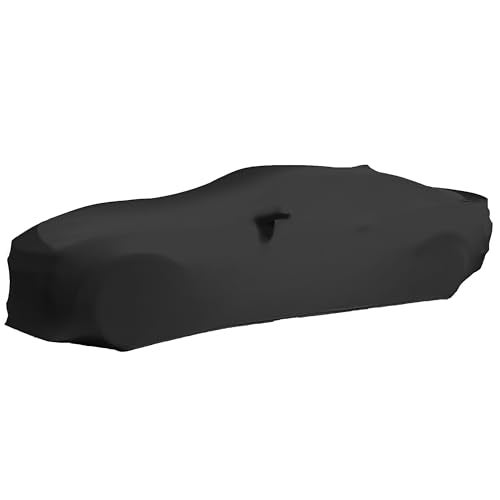 SR1 Performance Camaro Indoor Car Cover - Ultraguard Stretch Satin Dust Cover The Ultimate Custom Fit for 2010-2024 Chevrolet Camaro SS, RS, ZL1, Z/28, LS, 1LT, 2LT, 3LT, LT1 (Black) - Image 4