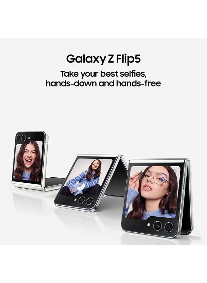 سامسونج مجدد - جالاكسي Z فليب 5 ثنائي الشريحة جرافيت 8 جيجابايت رام 256 جيجابايت 5G - Image 3