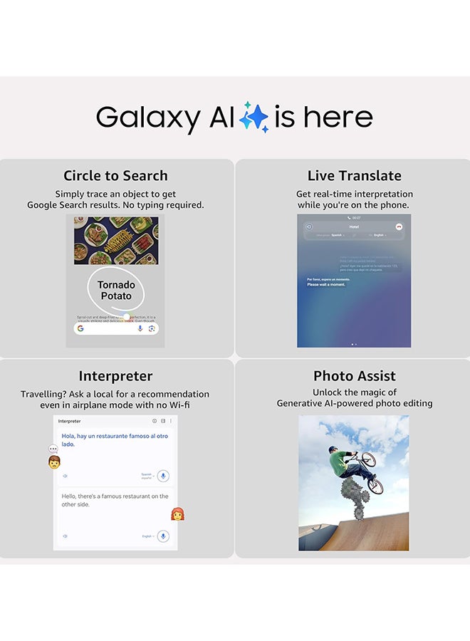 سامسونج مجدد - جالاكسي Z فليب 5 ثنائي الشريحة جرافيت 8 جيجابايت رام 256 جيجابايت 5G - Image 2