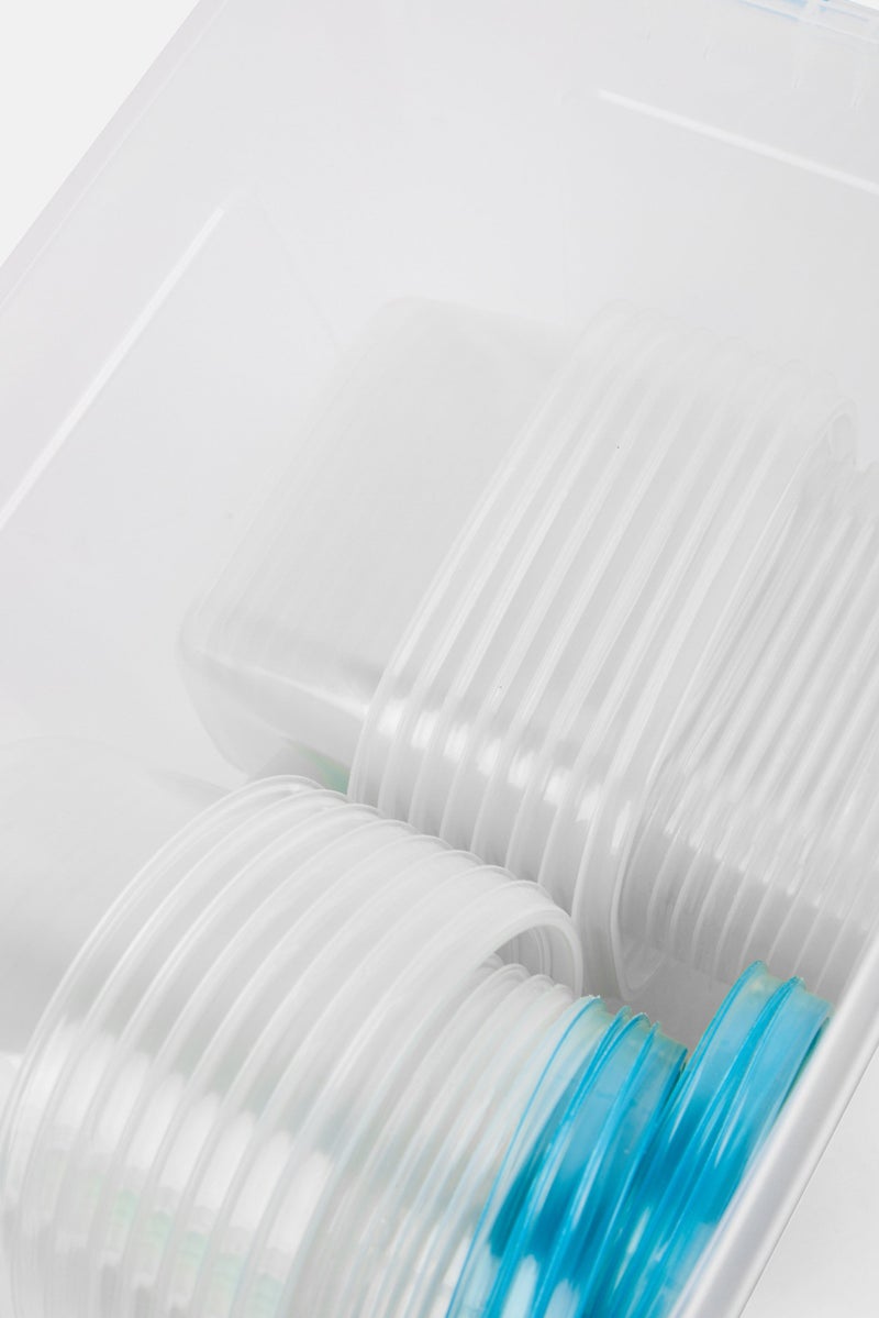 KitchenCraft 50 Pieces Prep n Food Storage Set, Blue - Image 5