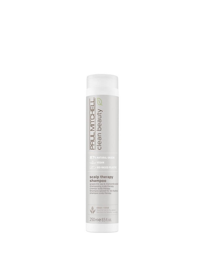 Paul Mitchell Clean Beauty Scalp Therapy Shampoo, Gently Cleanses + Refreshes All Hair Types, Especially Dry, Oily + Sensitive Scalps, 8.5 fl. oz. - Image 1