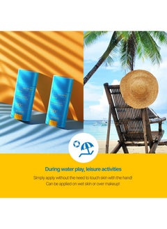 SCINIC SCINIC Enjoy Super Active Airy Sun Stick SPF50+ PA++++ 0.53oz (15g) | Strong UV Protection Anytime, Anywhere Air-light, Clear | Korean Skincare  - Image 5