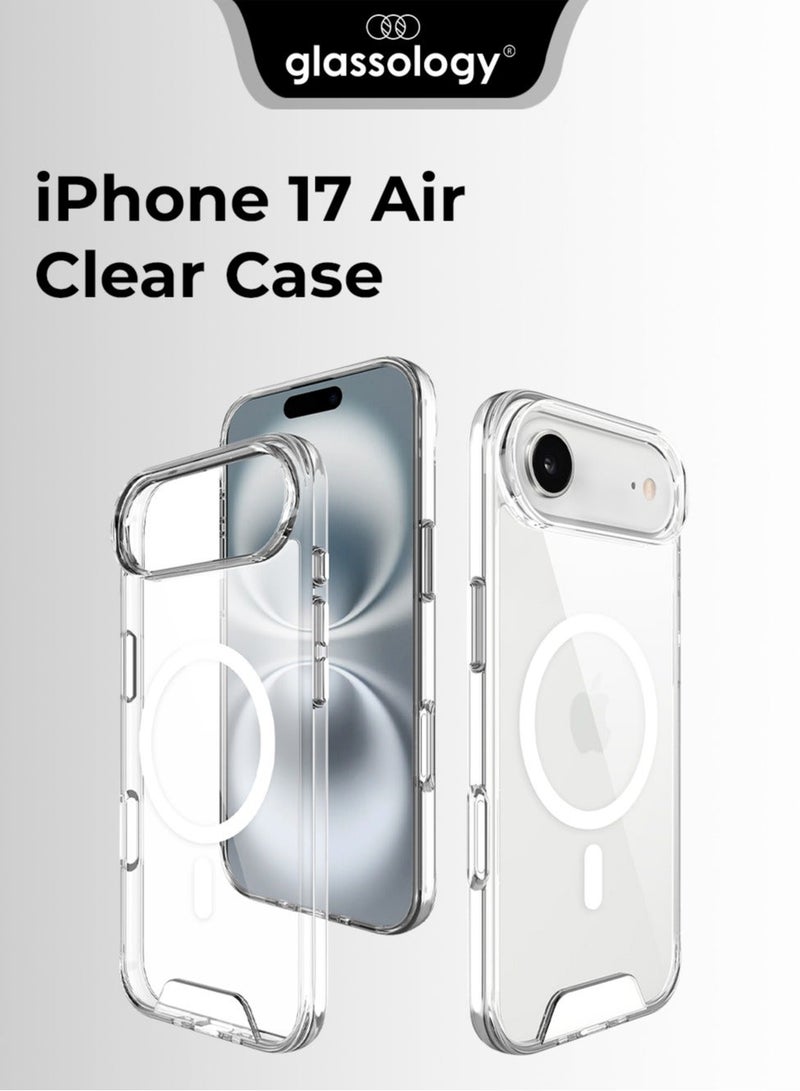 glassology iPhone 17 Air White Essentials Bundle – MagSafe Case + Ultra-Clear Screen Protector - Image 3