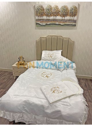 Golden embroidered baby bedding set - size 1.4×2m - pzsku/Z9F1D4F9F97F3A46050E2Z/45/_/1682507360/c9cb0182-a59d-4309-85ef-6ce8a985ca48