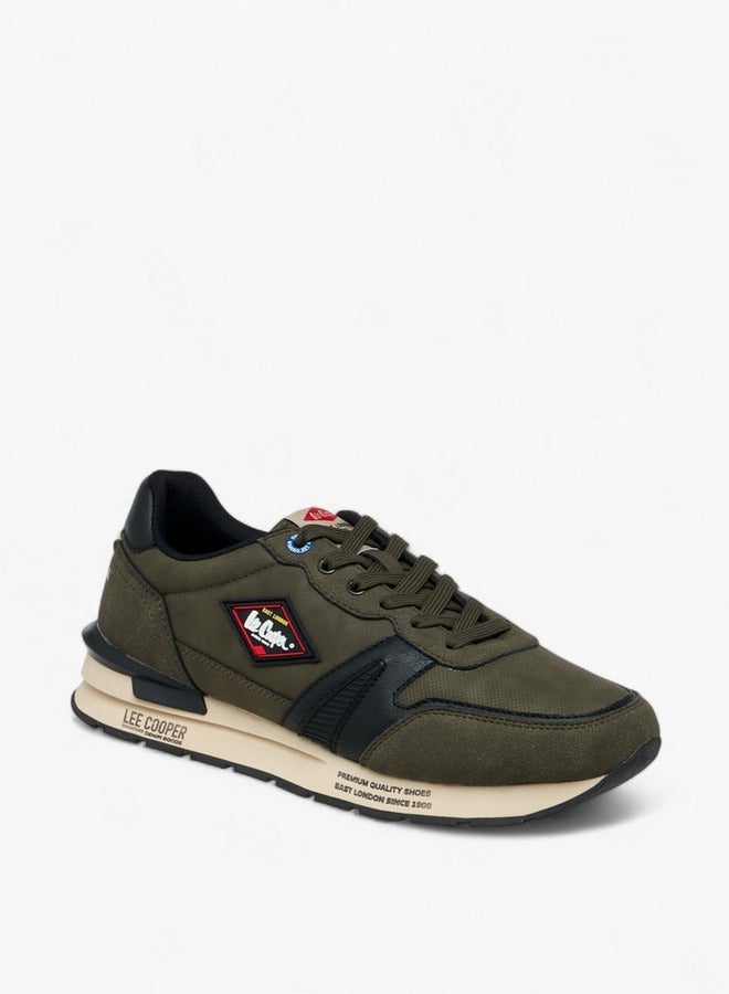 Lee Cooper Men's Panelled Lace-Up Sneakers - Image 2