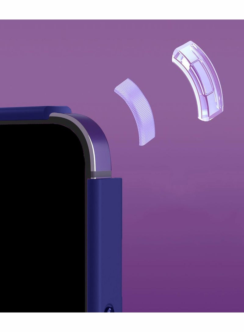 دبليو تيك حافظة لهاتف سامسونج جالاكسي S24 الترا 5G 2024 باللون الأزرق الداكن من Magsafe مغناطيسية قابلة للطي - Image 5