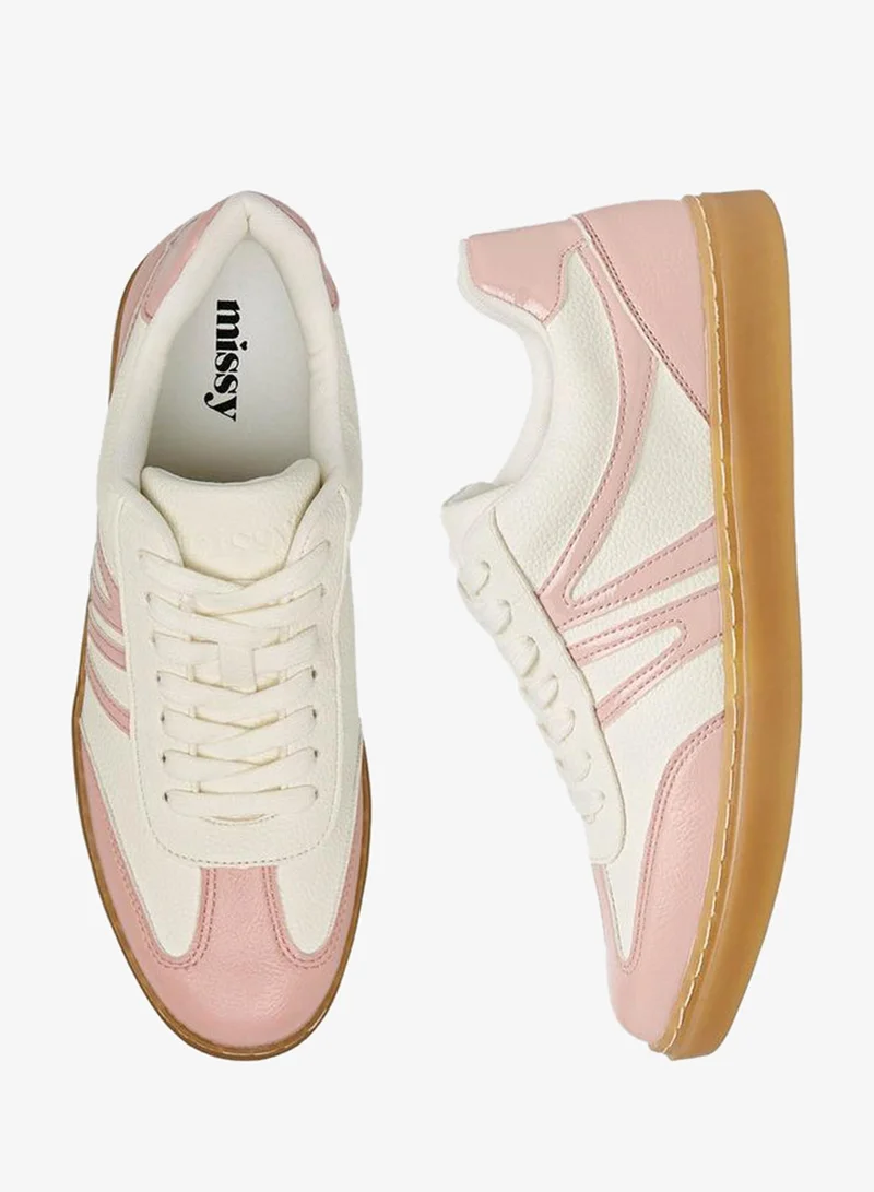 MISSY Women Lace-Up Ankle Sneakers