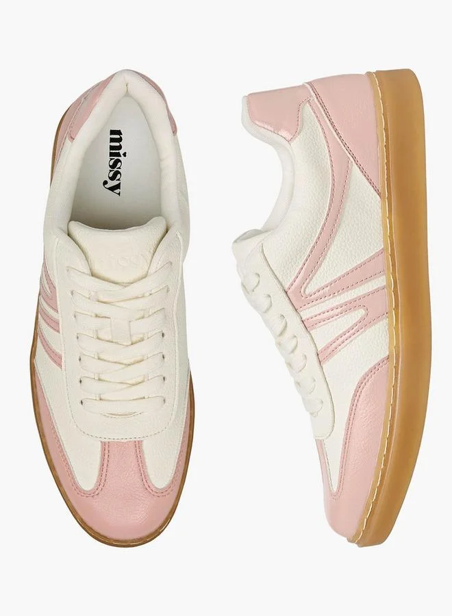 MISSY Women Lace-Up Ankle Sneakers