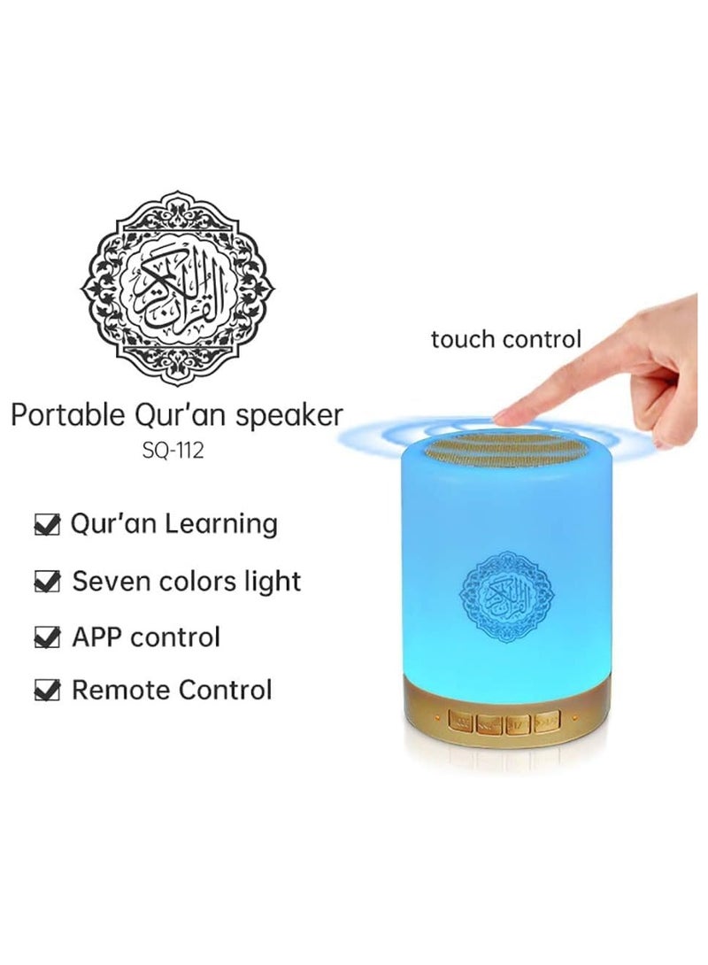 Bluetooth Quran speaker with mobile APP control and remote control, Quran Recitations and MP3, AZAN，FM Broadcast,Full Recitations of Famous Imams and Quran Translation in Many Languages - Image 2