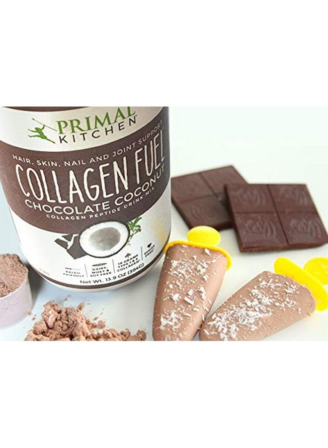 برايمال كيتشن مزيج مشروب شوكولاتة الكولاجين من Primal Kitchen®، ببتيدات الكولاجين بنكهة الشوكولاتة وجوز الهند، خالٍ من منتجات الألبان والمحليات الصناعية، 20 أونصة - Image 4