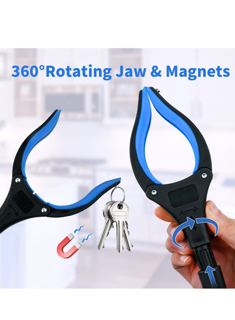 Excefore 43" Extra Long Reacher Grabber Tool, Foldable Heavy Duty Pickup Gripper, Mobility Aid Reaching Assist Tool with Rotating Jaw - Image 4