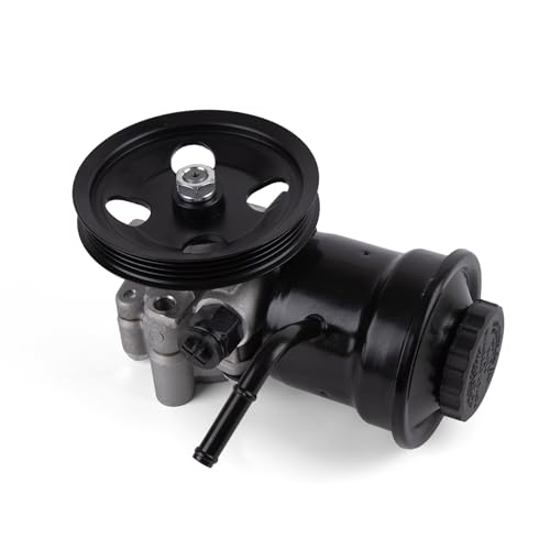 Baxzl Power Steering Pump with Pulley Reservoir Assembly for Toyota Tacoma 1996-2001 4Runner 1996-2000 2.4L 2.7L L4 Replaces 96-5228 21-5228 44320-35630 44320-60260 44320-35480 4432004043 14237 6099PR - Image 1