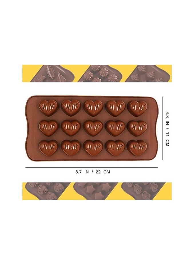 Silicone Mold for Chocolate  Candy  Ice Cubes Multishape (random form)