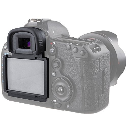 STSEETOP Screen Protector Compatible with Canon 5D Mark III IV with Clip-On Frame - Shatterproof Snap Installation, No Adhesive or Bubbles, Anti-Scratch Edge Protection - Image 1