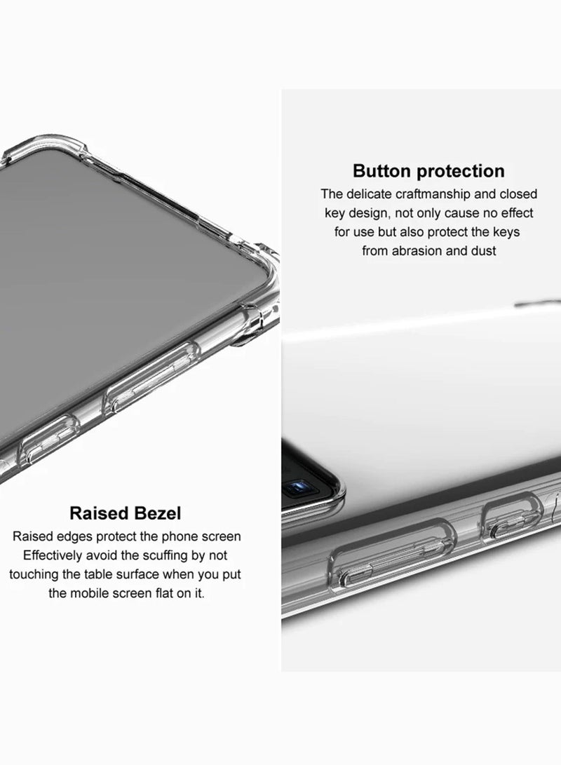 Techie Infinix GT 10 Pro TPU Bumper Corner Ultra Slim Clear Case Shockproof Anti Fingerprint Transparent Protective Back Cover - Image 4