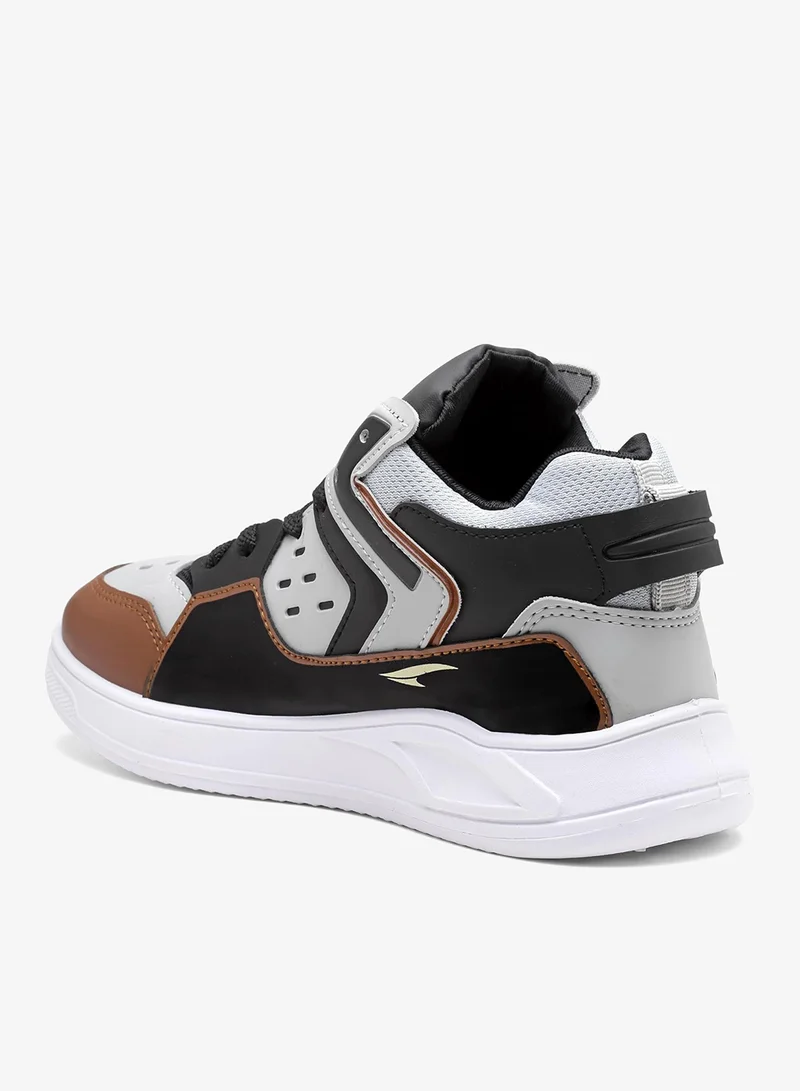Asian  Men's Black Tan Casual Sneakers for Boys for Men | Best Price UAE